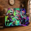 Cartoon Amizing Digtal Circus Pomni Soft Flannel Throw Blanket,Cozy Blanket for Bed,Couch,Sofa,Bedroom,Living Room,Picnic Kid
