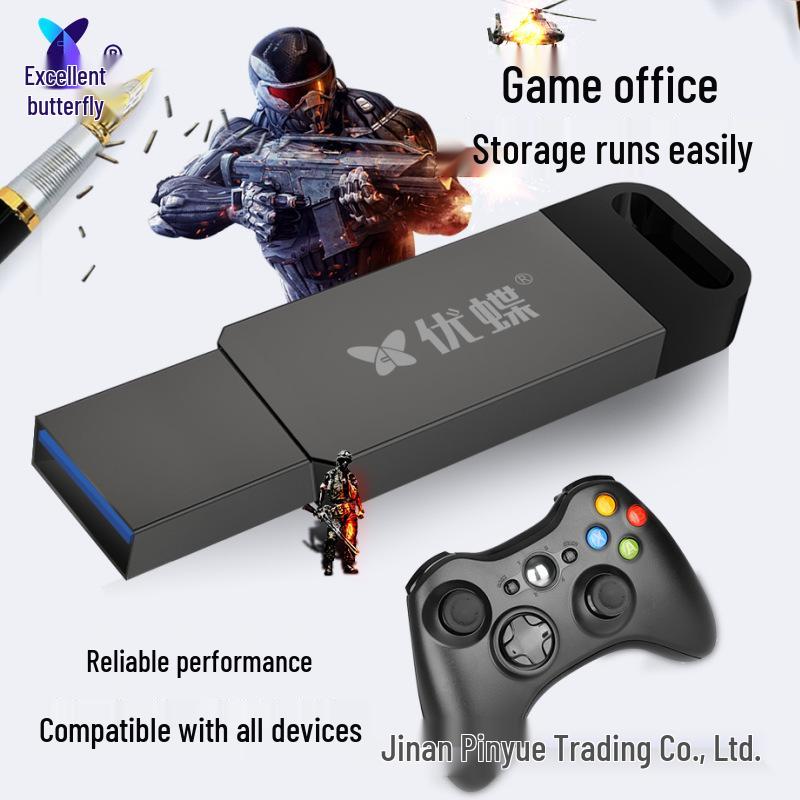 Youdie U600 Metal 64GB USB3.2 High-Speed Car-Mounted Engraving U Disk, Ideal for Creative Gifts and Exhibitions.
