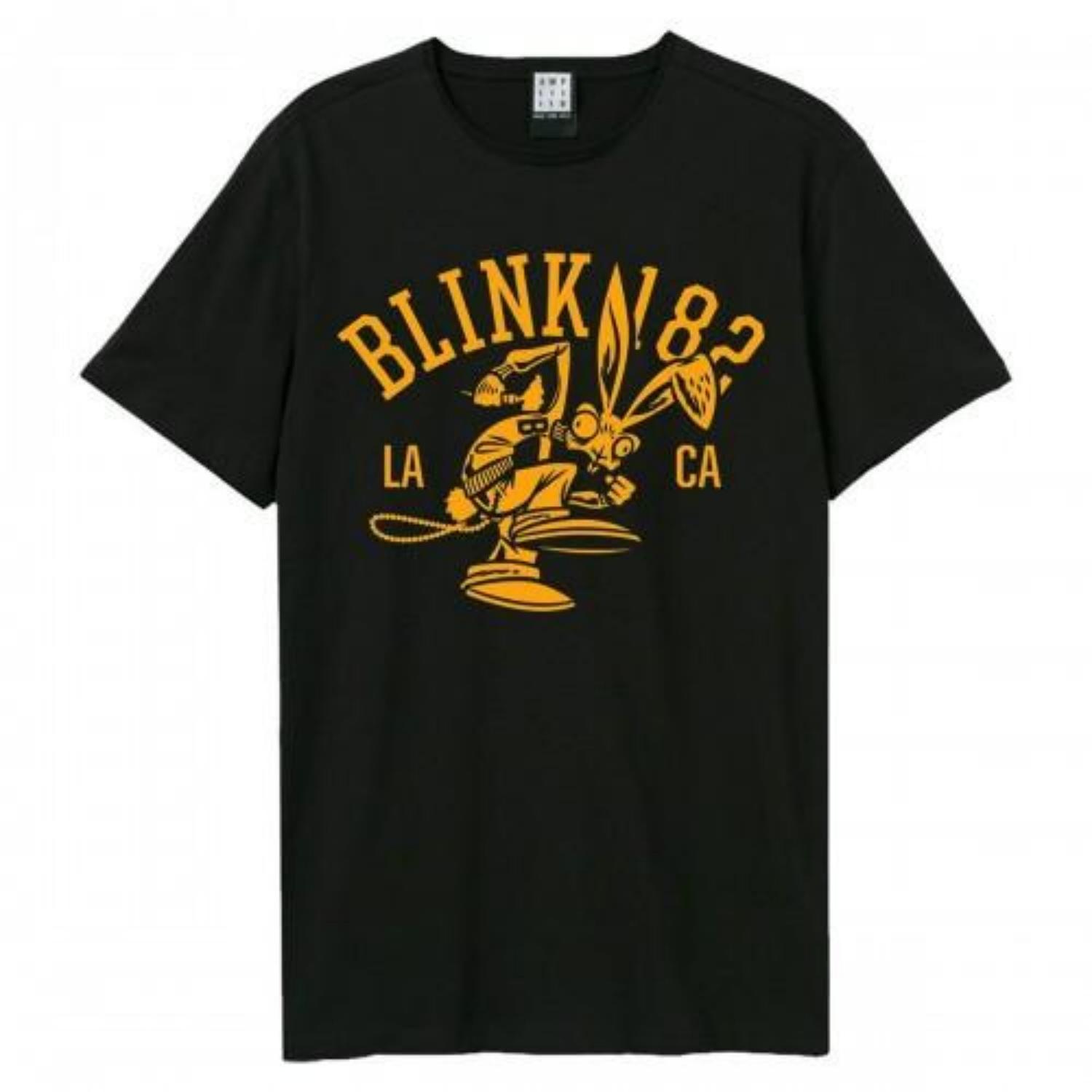 Amplified Unisex Adult Collegiate Bunny Blink 182 T-Shirt S разноцветный