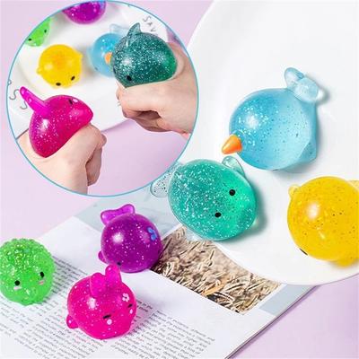 Cute Animal Dolphin Whale Crab Mochi Fidget Toys Soft Sensory Toys Pinch Stress Ball Squeeze Toys