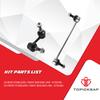 TOPICKSAP 4pcs Front & Rear Stabilizer Sway Bar End Link for Dodge Journey 2009 2010 2011 2012 2013 - 2018 68052655AA 4766962AA