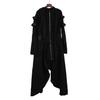 2022 Europe & America Solid Color Hooded Long Sleeve Irregular Women's Top CB8906