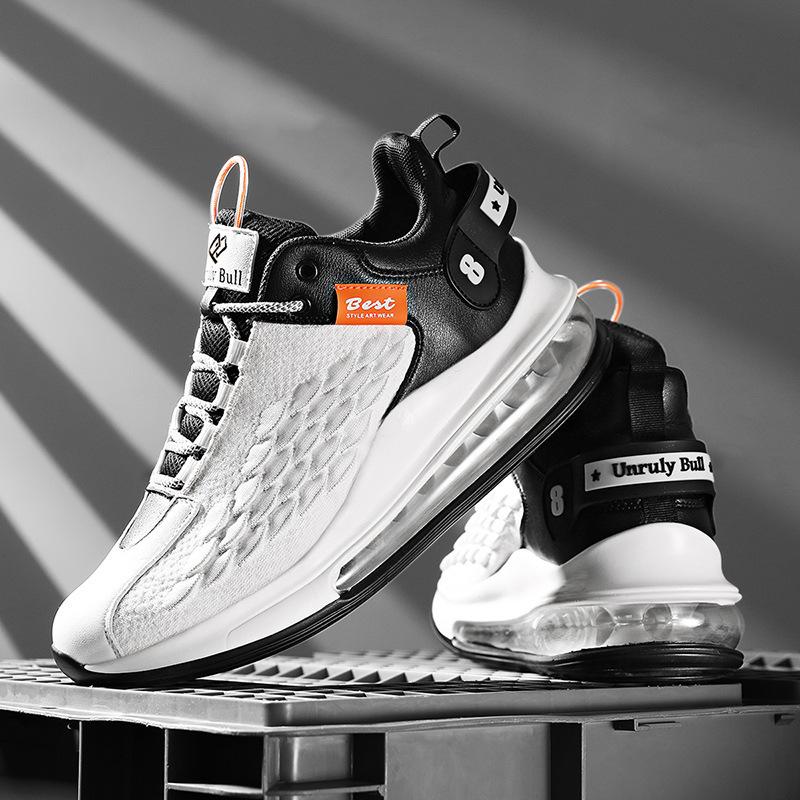 

2025 новые мужские туфли, повседневные, спортивные туфли, воздушная подушка из рыбьей чешуи, Zhongbang большие размеры модная спортивная обувь 47