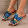 Women's Slippers Summer Outdoor Casual Low Heel Fringe Sandals for Daily Mixed Colors Comfortable Beach Slippers Plus Size 43