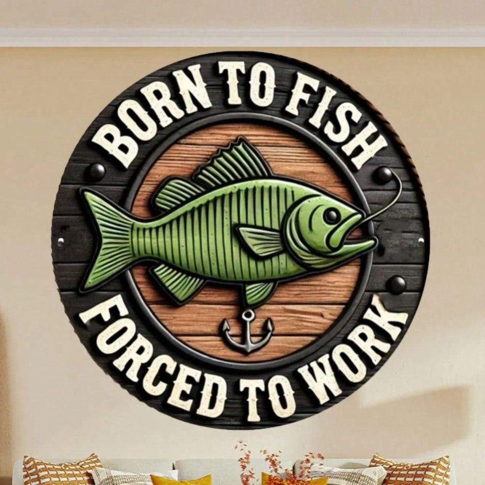 Handmade Metal Tin Plate Wall Art Home Decor 20x20cm