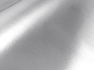 Synthetic Leather 122 X 44 Cm Fabric, Leather-like Enamel, Flame-retardant (silver),