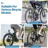 Universal Bike Cargo Rack Tool  Assembly 30kg Capacity  Aluminum Construction