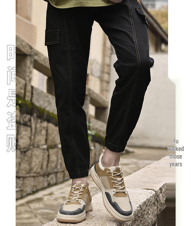 Men's Trendy Retro British Workwear Board Shoes – Breathable Outdoor Casual Footwear for Autumn