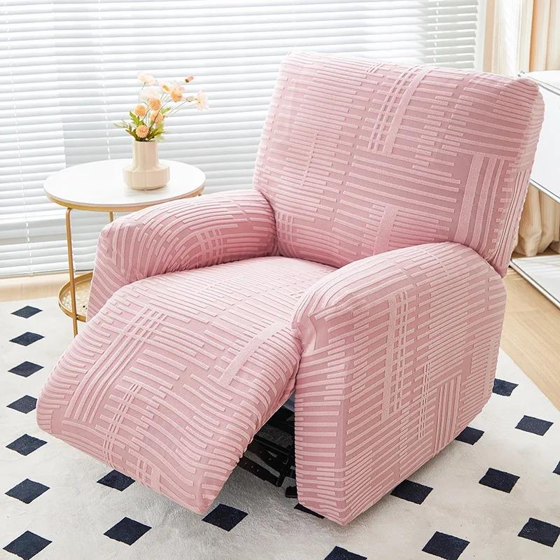 Housse de Canapé Électrique Tout Compris 1/2/3/4 Places Housse de Fauteuil Inclinable Élastique Décor de Meubles pour Maison Club Magasin Fauteuil des Taches Accessoire