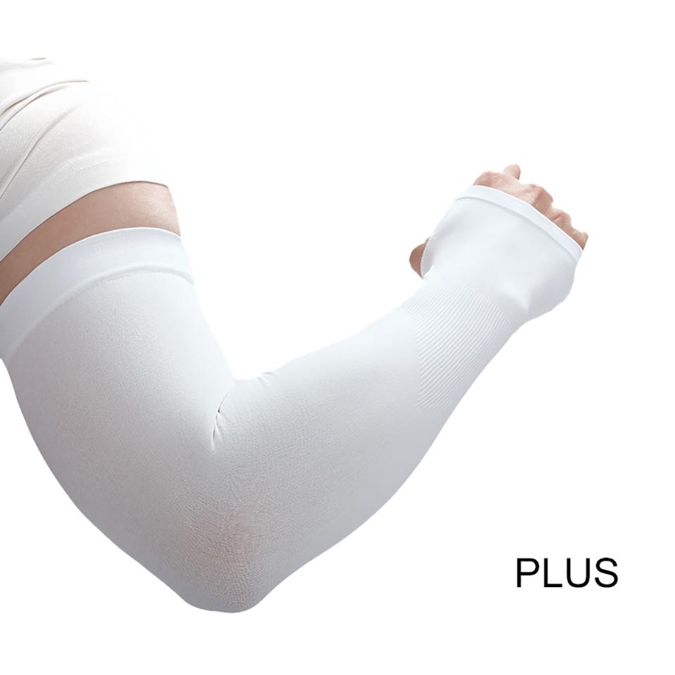 1Pair UPF50+ Cool Arm Sleeves Summer Breathable Sunscreen Ice Silk for Cycling Running Fishing Plus Size Over Sleeve