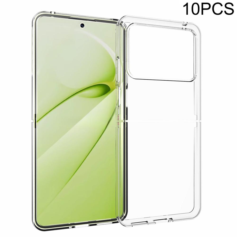 

10Pcs/Pack For Huawei nova Flip 5G Clear Case Watermark-Free TPU Protective Cover A