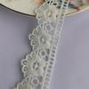 4m/13.12ft fiecare pungă Garnituri din dantelă albă neagră Perfecte pentru îmbrăcăminte Perdele lucrate manual Artizanat accesoriu de cusut margine de flori Panglici din dantelă brodate