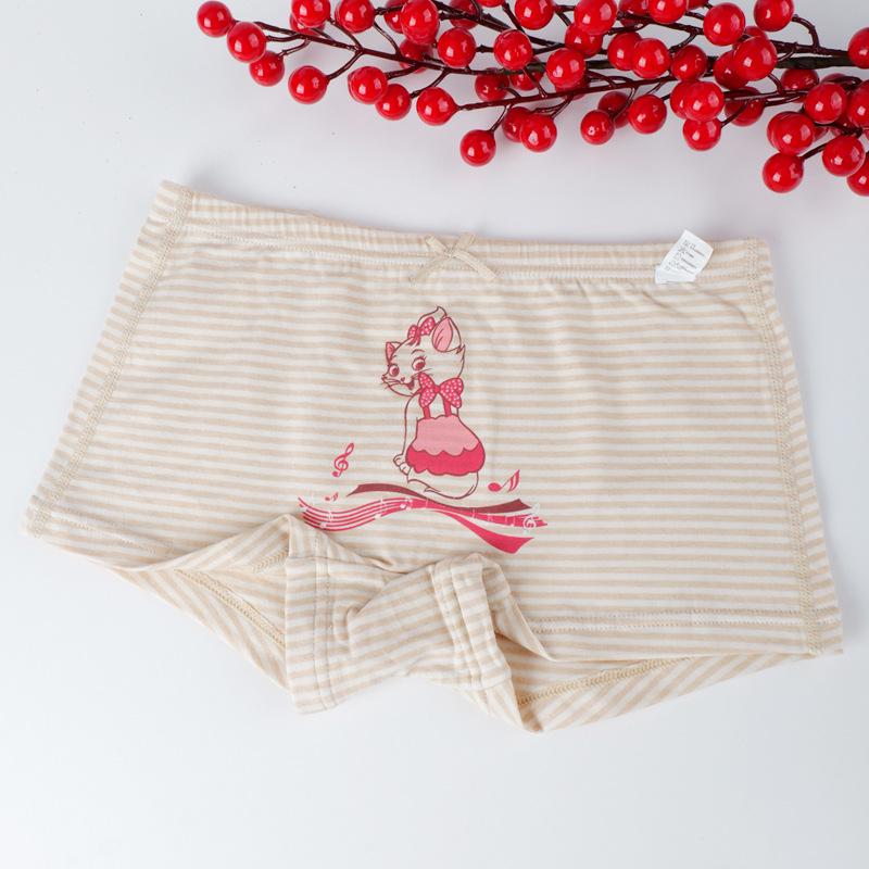 Colorful Cotton Girls' Underwear - No Pinch Medium & Large Boxer Briefs