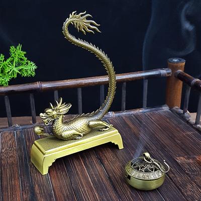 Portaincenso Drago Portafortuna Feng Shui Drago Cinese Bruciaincenso Retrò Decorazione per la Casa Artigianato Ornamento per Aromaterapia