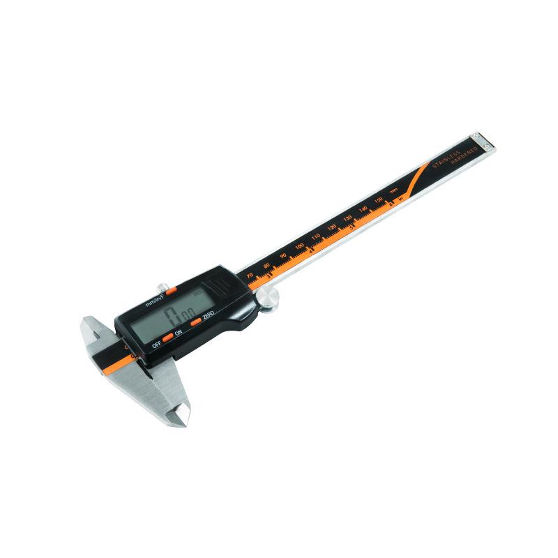 

High-Precision Stainless Steel Digital Vernier Caliper with Fractional Display