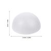 50Pcs White Foam Half Balls 7Cm Semicircle Craft DIY Painting Christmas Floral Decoration Arrangement Supplies