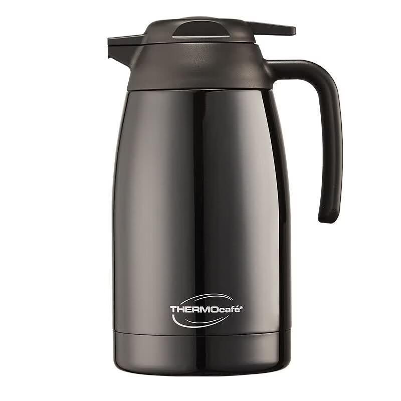 THERMOS Kai Fei 1.8L Bright Black Insulated Vacuum Pot