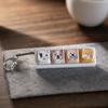Cute Design Mini Keyboard Pendant Simulation Keyboard Keyboard Keychain Bag Accessory