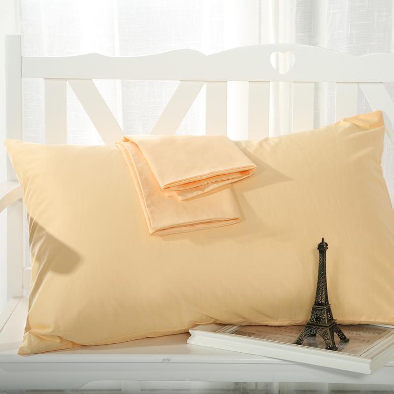 2 stuks 100% Katoen Hotel Kussensloop Effen Kleur Kussensloop 48*74cm Kussensloop Huis Bed Beddengoed voor Standaard Maat Graad A 48x74cm 2 pieces