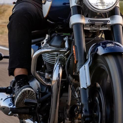 ROYAL ENFIELD Compact Engine Guard Polished 650 Super Meteor / Shotgun