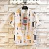 2026 Summer New Men's Floral Loose Short-Sleeve Shirt Fashionable Casual Beach Shirt