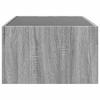 Infinity LED Coffee Table in Grey Sonoma 90 x 50 x 30 cm