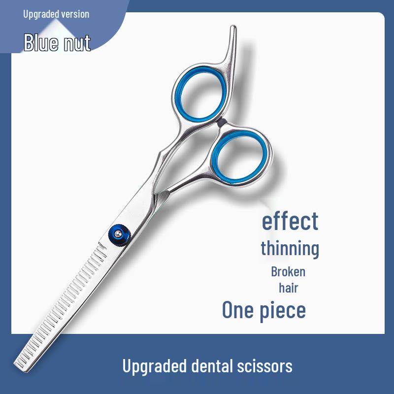 

Набор профессиональных парикмахерских ножниц: Филировочные ножницы и ножницы с прямыми зубцами для мужчин и женщин - Идеально подходят для домашних стрижек и подравнивания челки.