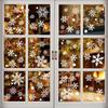 Winter Snow Flakes Window Clings Decals Christmas Decoration 2025S Nowflakes Wall Stickers New Year Winter Wonderland Decoration