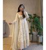 Donna Designer Pesante Fandy Seta Salwar Kameez Indiano Bollywood Abito Pantalone Dupatta Set