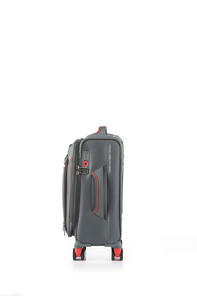 Carry APPLITE Spinner Small Gray Red [American Tourister] Suitcase, Case, 4.0, 55/20, Carry-on, Size, Expandable, Lightweight, 38/40L, 55cm, 2.1kg,