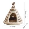 Cat Cave Soft Comfortable Teepee Tunnel Cat Nest For Indoor For Indoor Outdoor Winter Sleeping Outside Home Travel Bedroom