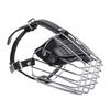 Adjustable Strap Metal Basket Muzzle Iron Frame Bite Proof Muzzle Anti Eat Muzzle  Walking Outside