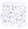 Weiße Polyester-Pompons Dekorative 1cm 120Stk.
