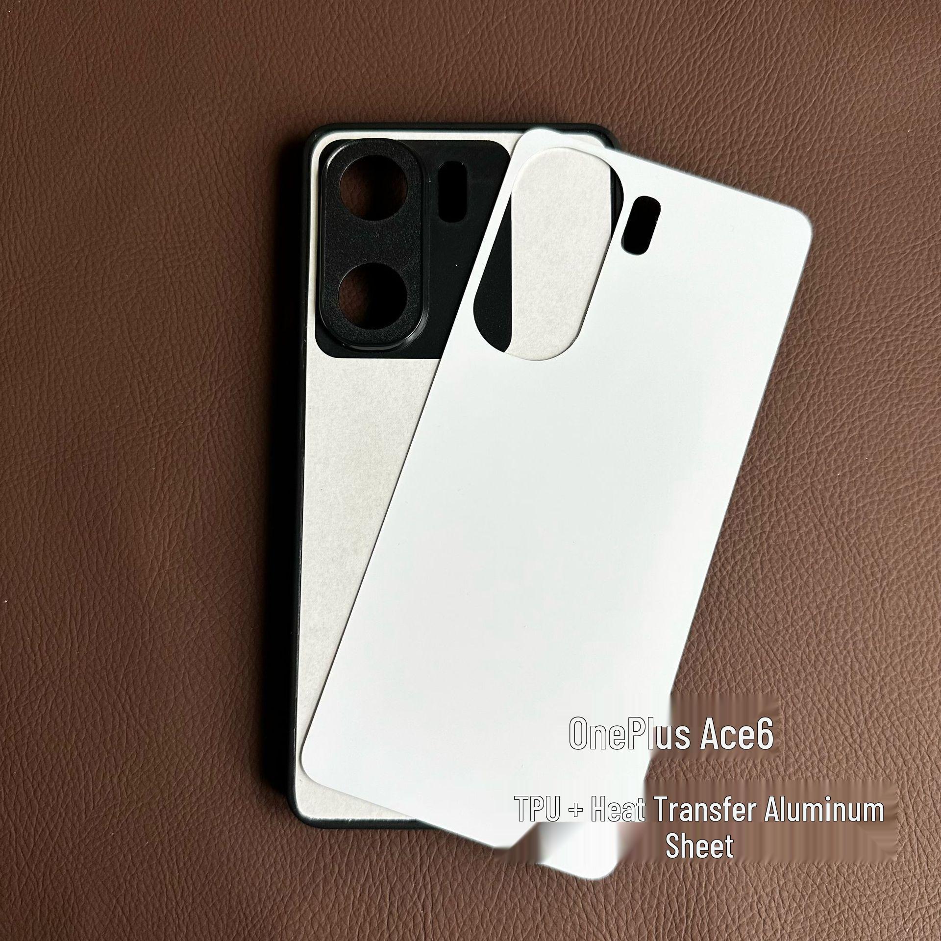 Compatible with OnePlus Ace 6: Full Hole Series DIY Heat Transfer Song Brocade Phone Case with Groove Protection