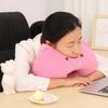 Soft Plush Travel Pillow Portable Neck Pillow Cute U-shaped Pillow  Office Nap