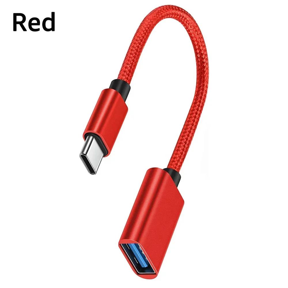 OTG USB To Type C Adapter Connector for Xiaomi Samsung S20 Huawei OTG Data Cable Converter for MacBook Pro Full Working
