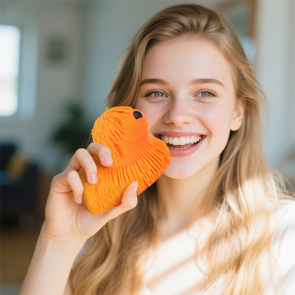 Soft Plush Dog Toy Filled With For A Fun, Bouncy, Soft And Comfortable Experience That Relieves Anxiety.