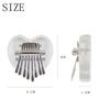 8-Key Kalimba Mini Thumb Piano Acrylic Transparent ABS Portable Finger Harp Keyboard Musical Instrument Beginner Kids Gift