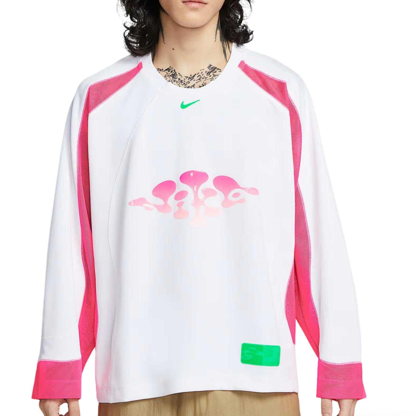 

Nike Project F.R.O.G. Color Block Loose Fit Long Sleeve T-Shirt Men Tops HV9565-100 S