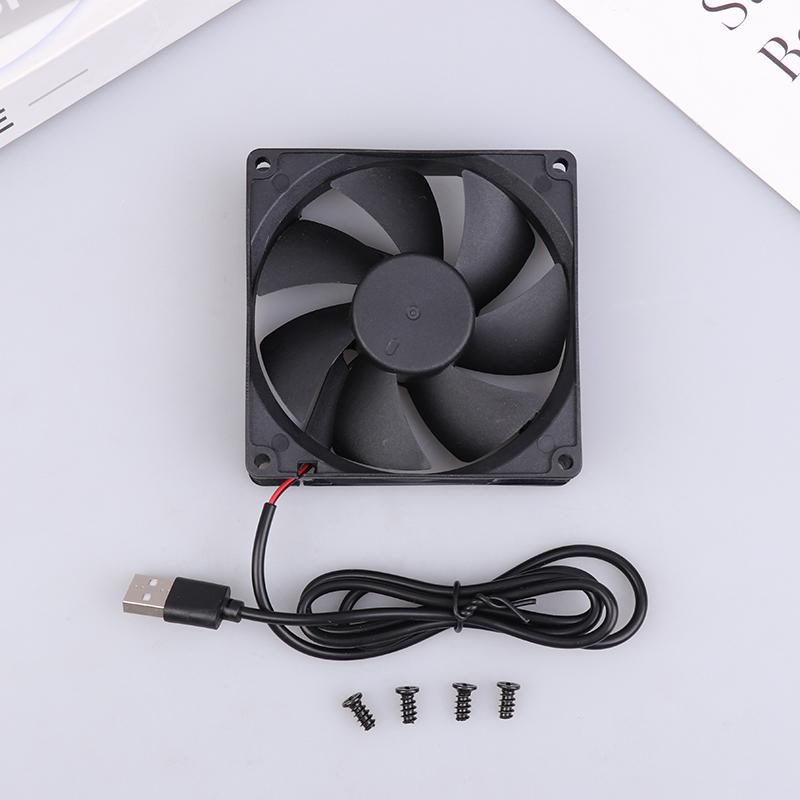 5V Børsteløs Kjølevifte USB Ruter Vifte Datakabinett TV-boks Kjølekabinett 50 mm 80 mm 90 mm 120 mm PC DIY Kjøler Stasjonær Vifte