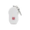 130dB Rechargeable  Safety Alarm Keychain with LED Light for Women Kids Elderly, 2 Pack White Pink