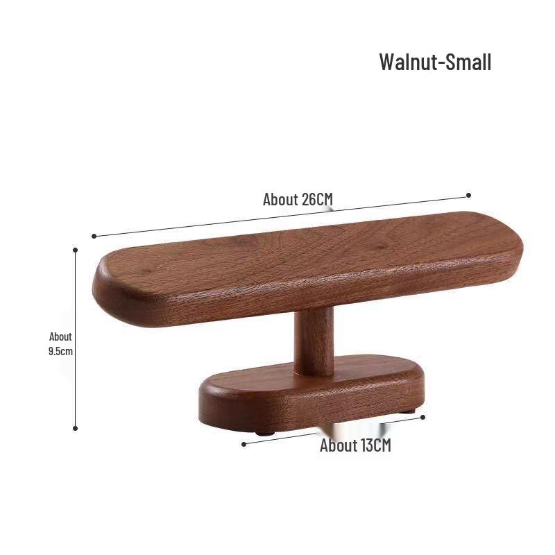Premium Walnut Jewelry Display Stand for Watches, Bracelets, and Necklaces