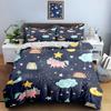 Cartoon Unicorn Design. Bedding Duvet Cover Sets Duvet Covers Pillowcases Gifts (1 * Duvet Cover 2 * Pillowcases, Without Duvet Insert)