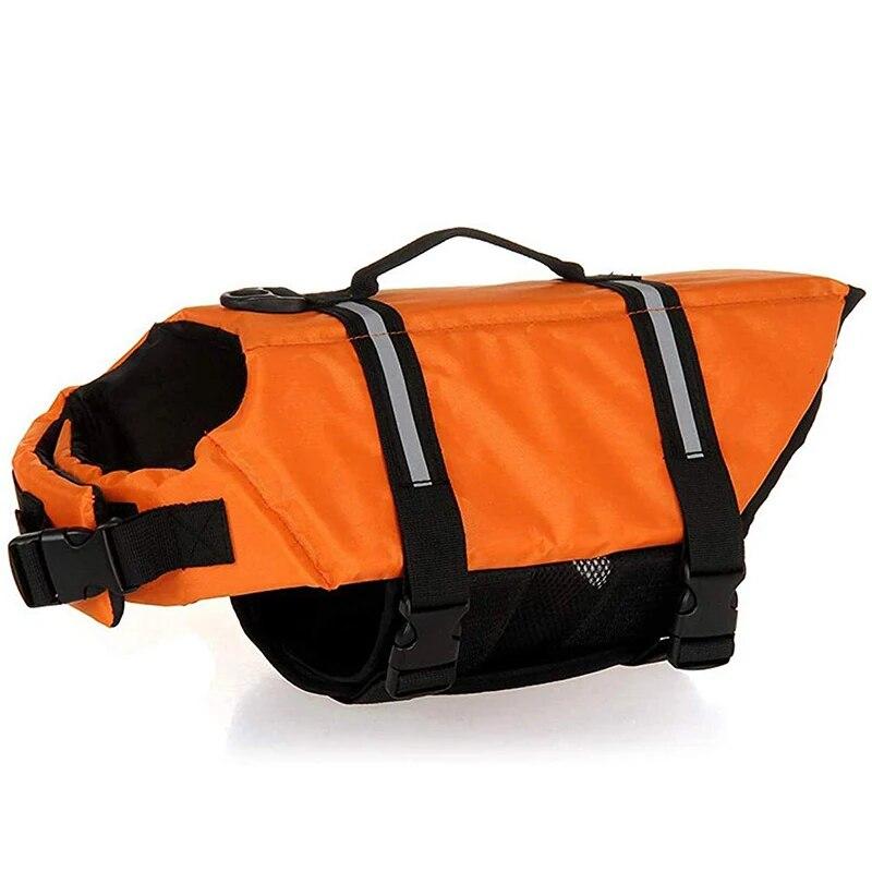 Dog Life Vest Summer Printed Pet Swimming Preserver Swimwear Large Dogs Clothing Puppy Clothes Costume Life Jacket Pets Supplies