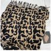 Winter Imitatkashmir Schal Damen Neu Doppelseitiger Leopardenmuster Europäischer und Amerikanischer Mode Schal Warm Druck Fransen Schal