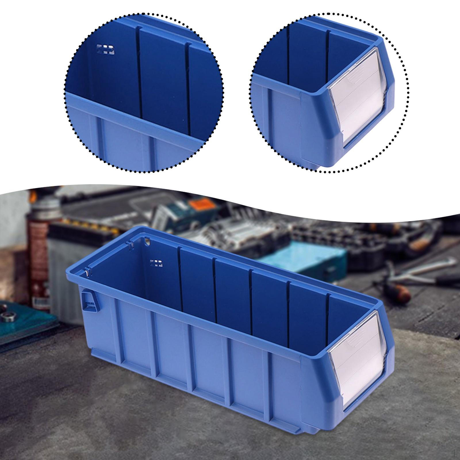 

Storage Bin Container Portable without Lid Mini Parts Box Screw Organizer for Workbench Home
