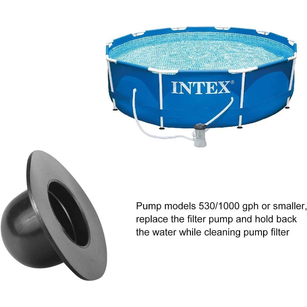 4pcs Blue Or Black Plastic Swimming Pool Wall Plugs Swimming Pool Drain Plug Pump Strainer Hole Plug Water Stopper