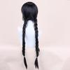 Wednesday Addams Halloween Cosplay Wig - Scary Character Costume from US Drama Movie