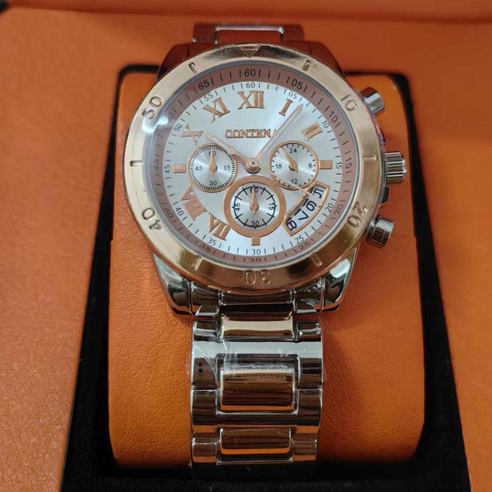 CONTENA Luxury Elegant Watch for Women Geneva Series Date Ladies Watch Alloy Stainless Steel Quartz Women's Watches Girl Reloj