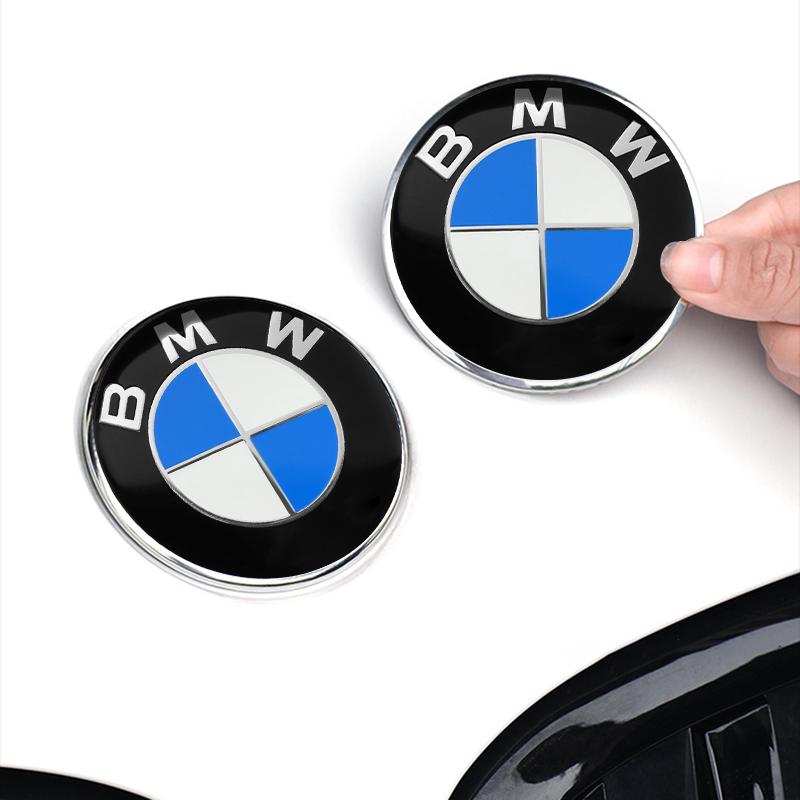 74/82MM Znak na přední kapotu auta Samolepka na zadní kufr Emblém Doplňky pro BMW E46 E39 E90 E60 E36 F30 F10 E34 E30 F20 E92 M3 M4 M5 X6